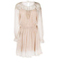 Alberta Ferretti Beige Silk Dress