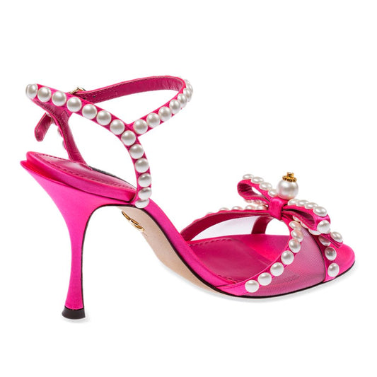 Dolce & Gabbana Fuchsia Viscose Sandal