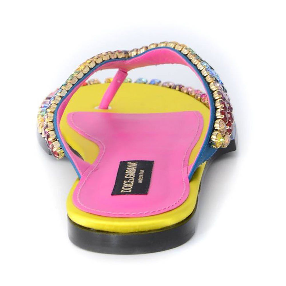 Dolce & Gabbana Multicolor Viscose Sandal