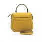 Baldinini Trend Golden Yellow Elegance Leather Shoulder Bag