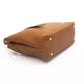 Baldinini Trend Chic Brown Shoulder Bag with Golden Accents