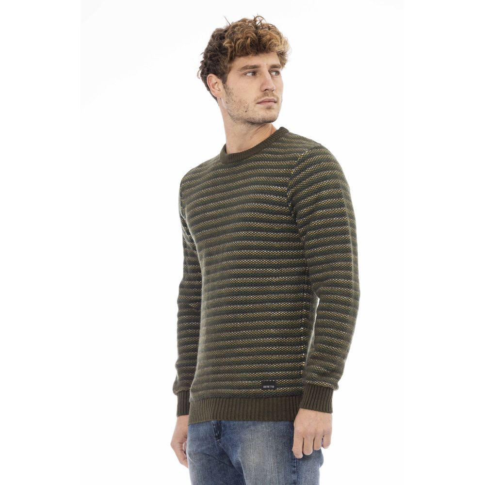 Distretto12 Green Wool Sweater