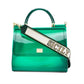 Dolce & Gabbana Chic Green Sicily Crossbody Elegance