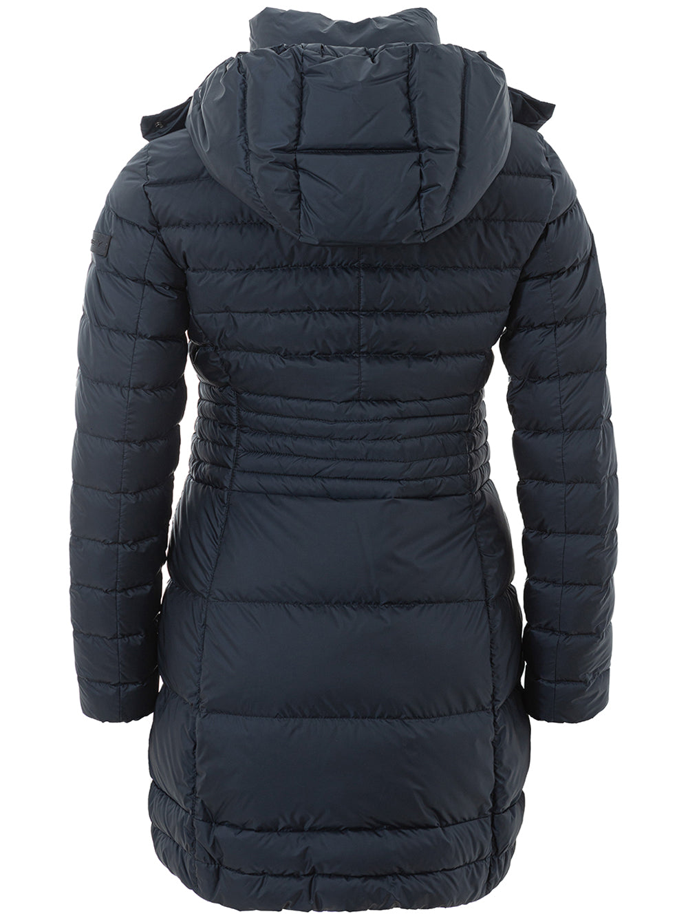 Peuterey Blue Quilted Jacket with Hood