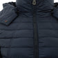 Peuterey Blue Quilted Jacket with Hood