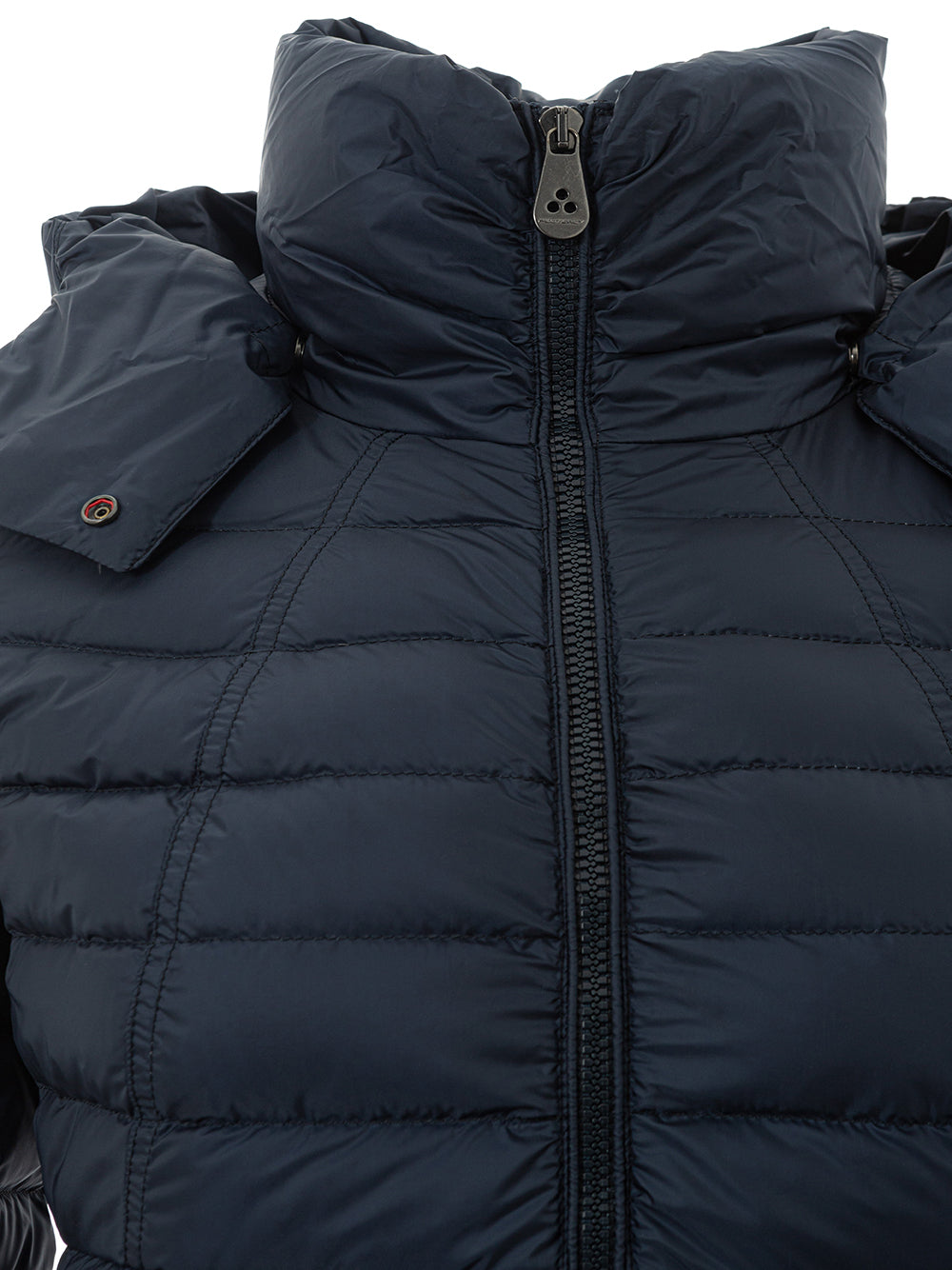 Peuterey Blue Quilted Jacket with Hood