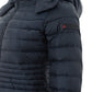 Peuterey Blue Quilted Jacket with Hood