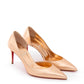 Christian Louboutin Iriza 85 Décolleté in Pink Metallic Leather