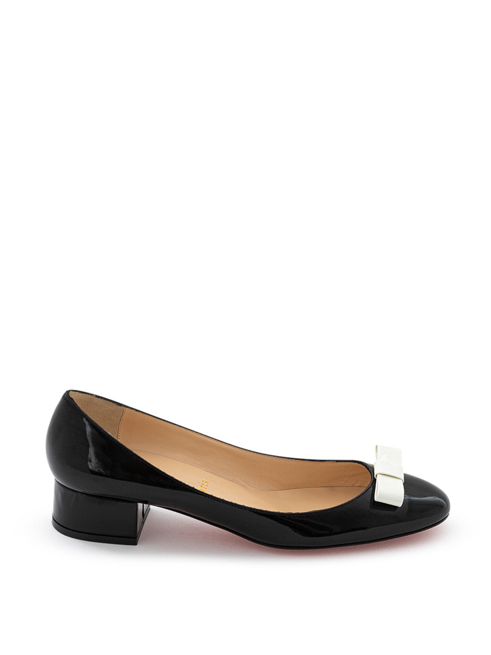 Christian Louboutin Patent ballet flats with patent heels