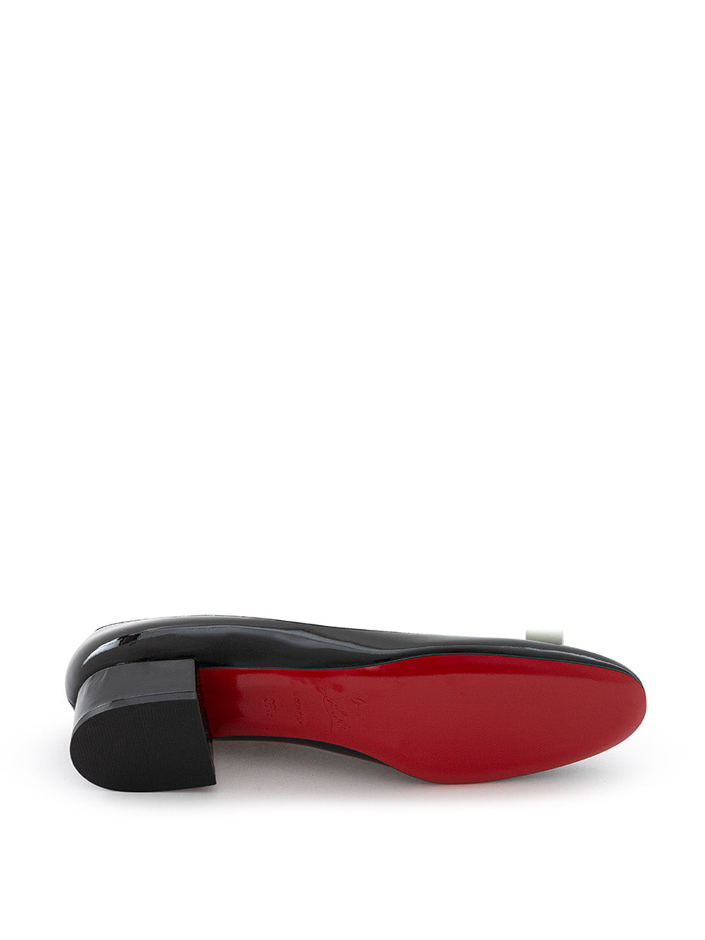 Christian Louboutin Patent ballet flats with patent heels