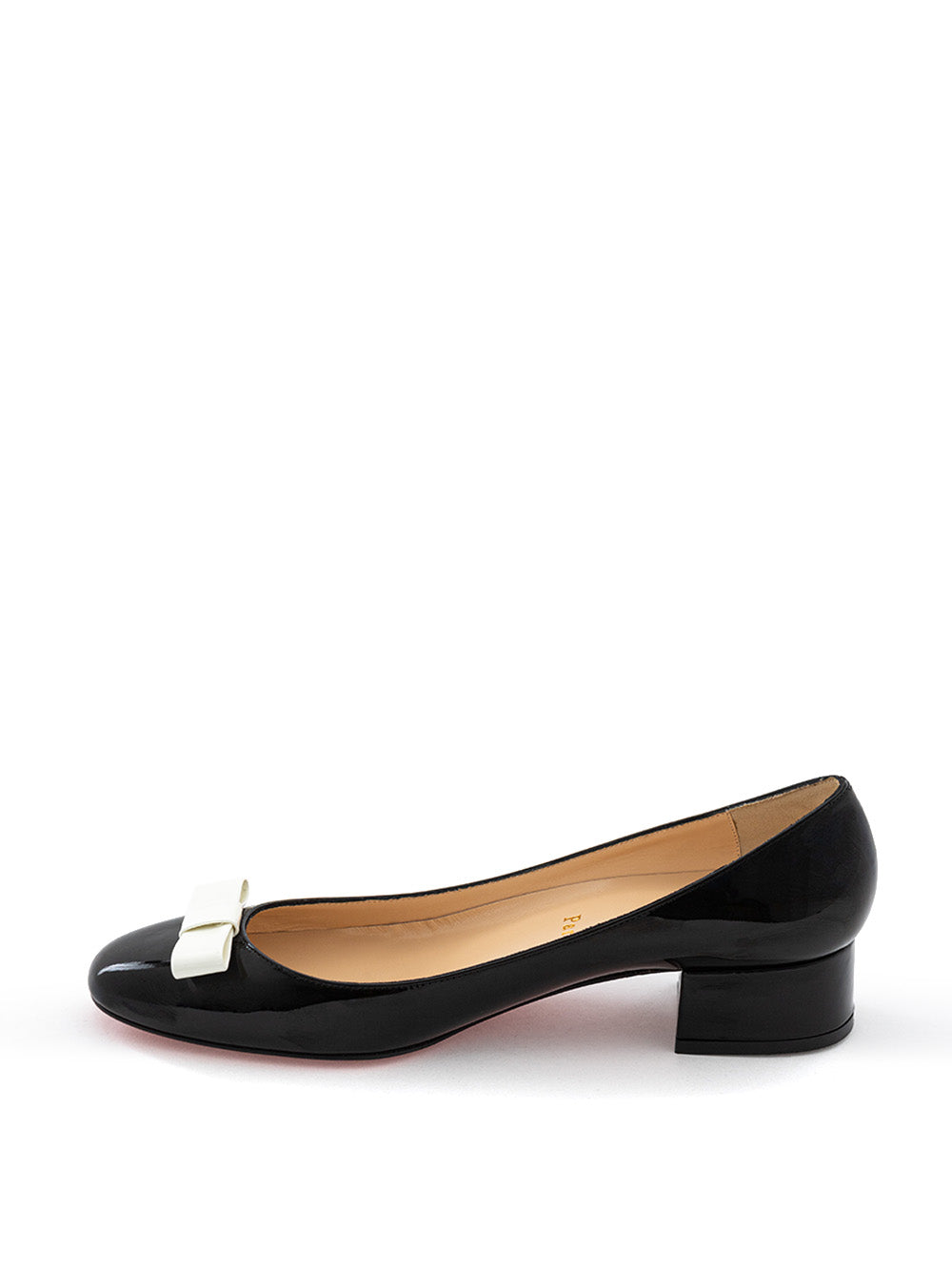 Christian Louboutin Patent ballet flats with patent heels