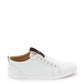 Christian Louboutin Elegant White Leather Sneakers