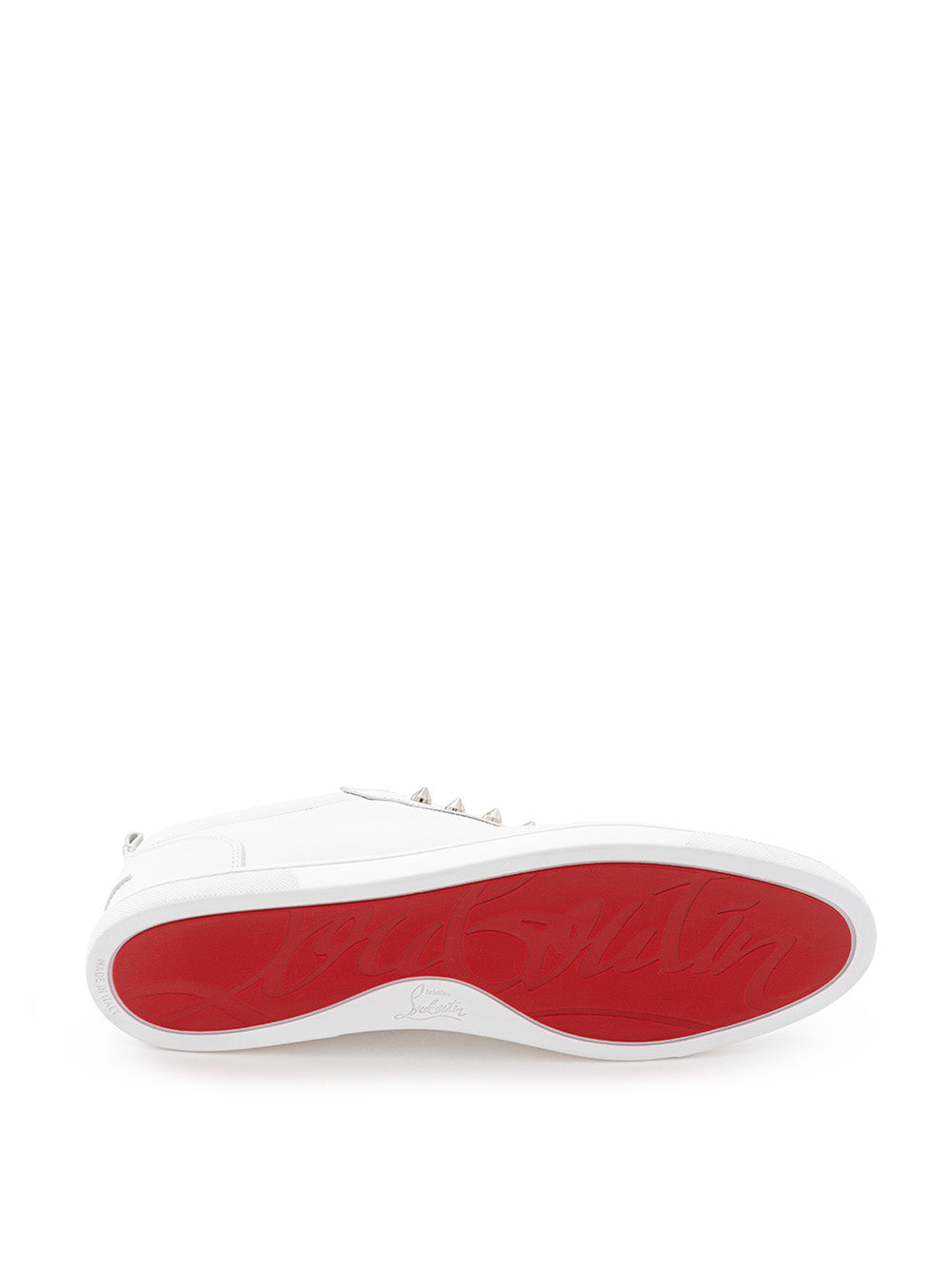 Christian Louboutin F.A.V Fique a Vontade Sneaker in White Leather