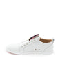 Christian Louboutin Elegant White Leather Sneakers