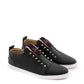 Christian Louboutin F.A.V Fique a Vontade Sneaker in Black Leather