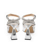 MACH & MACH Double Bow PVC Platform Sandals