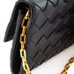 Bottega Veneta Mini Bag Wallet on Chain in Intreccio Leather