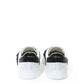 Givenchy Two Black Straps City Sport White Leather Sneakers