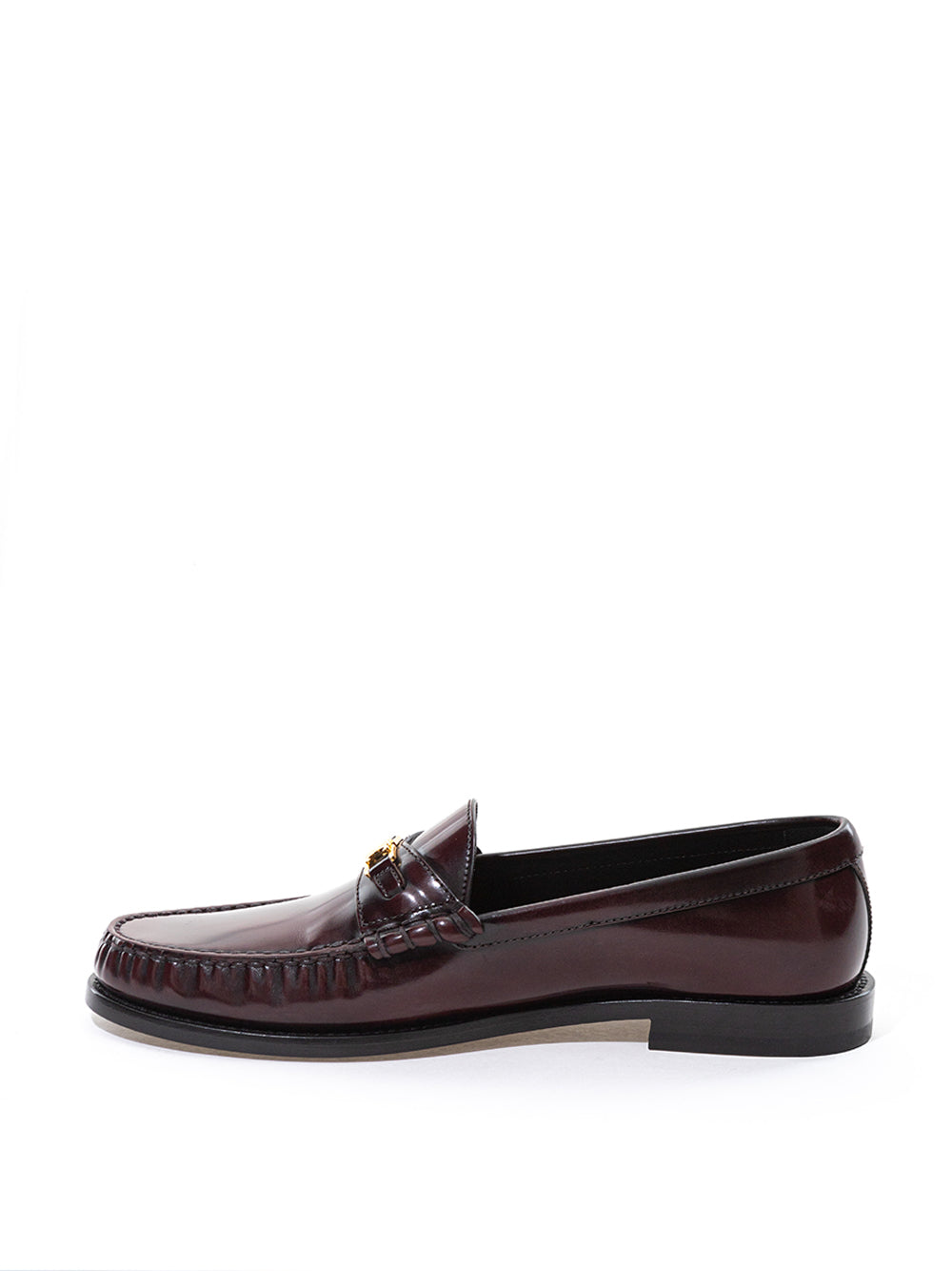 Celine Brown Leather Triomple Loafer