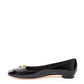 Ballerina Black Patent Leather 'C'est Dior' Shoes