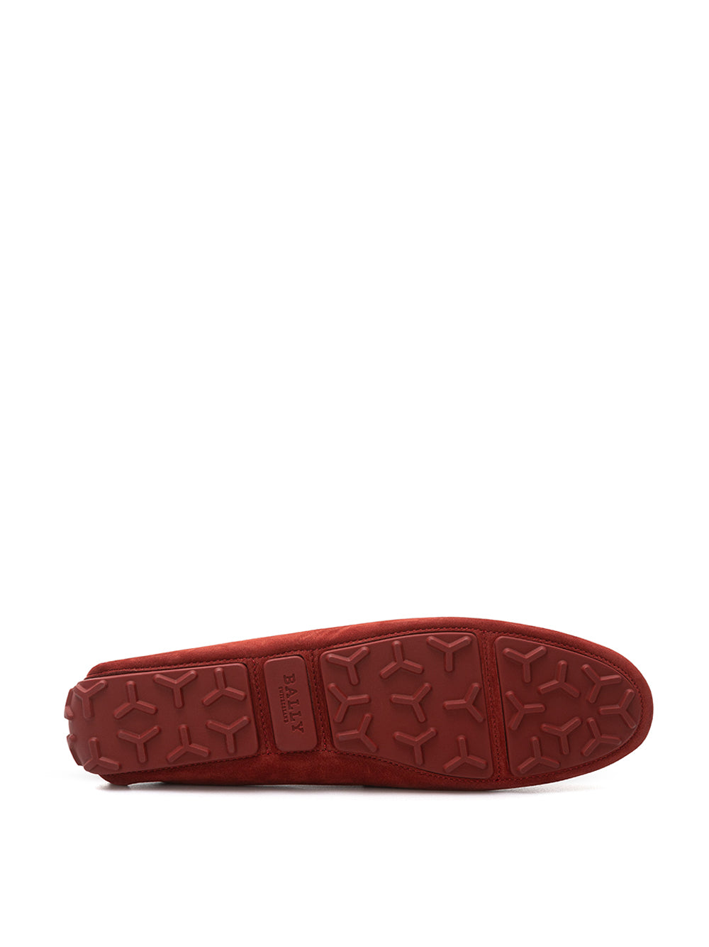 Bally Bordeaux Penny Loafer in Suede