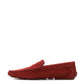 Bally Bordeaux Penny Loafer in Suede