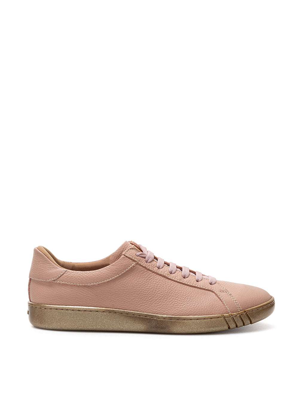 Bally Pink Leather Sneakers