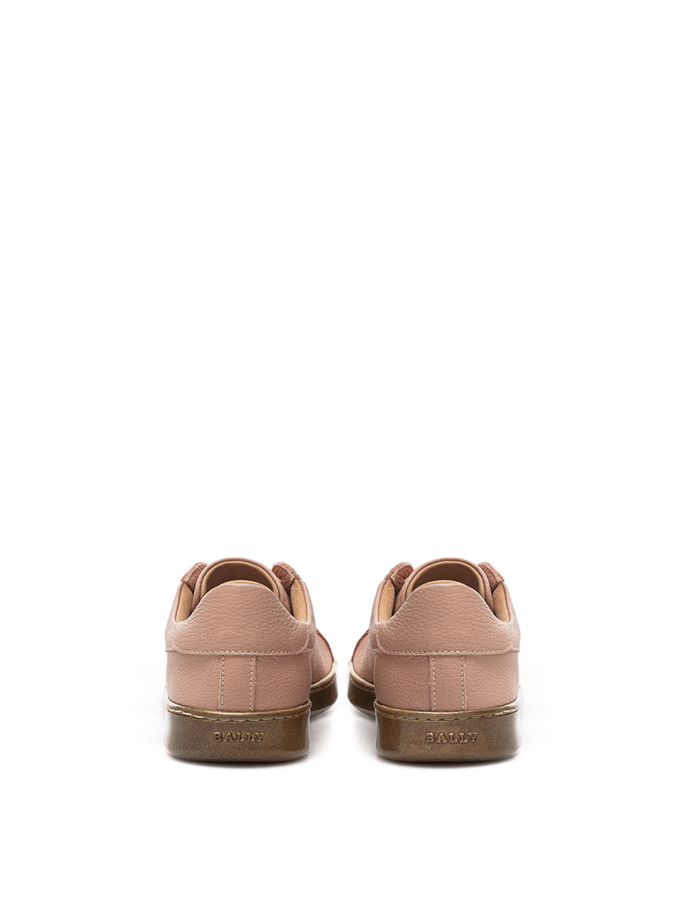 Bally Pink Leather Sneakers