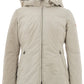 Peuterey Hooded Quilted Beige Jacket