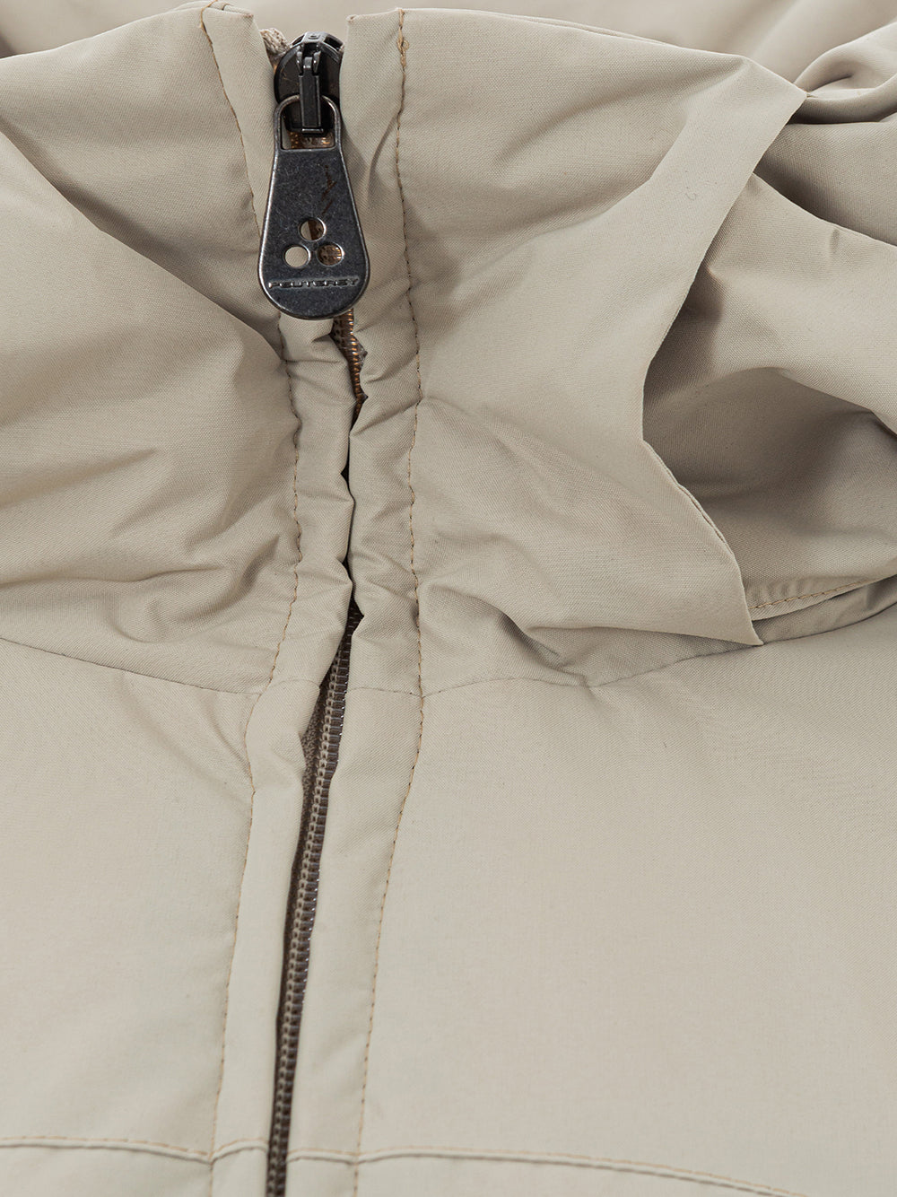 Peuterey Hooded Quilted Beige Jacket