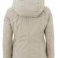 Peuterey Hooded Quilted Beige Jacket