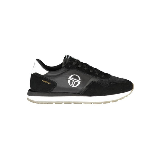 Sergio Tacchini Black Polyester Sneaker