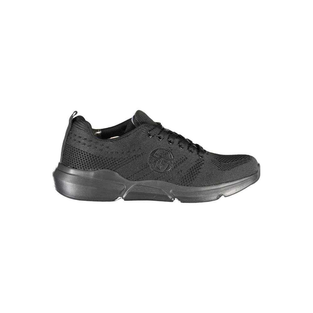 Sergio Tacchini Black Polyester Sneaker