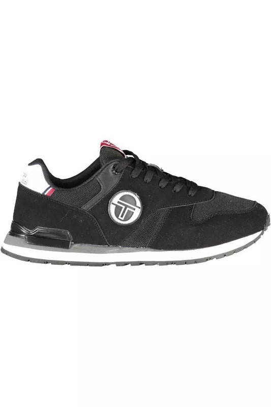 Sergio Tacchini Black Polyester Sneaker