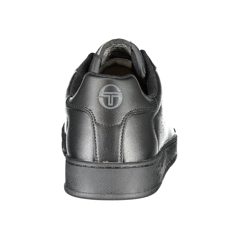 Sergio Tacchini Black Polyester Sneaker