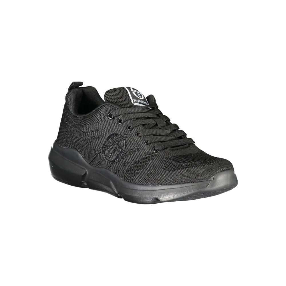 Sergio Tacchini Black Polyester Sneaker