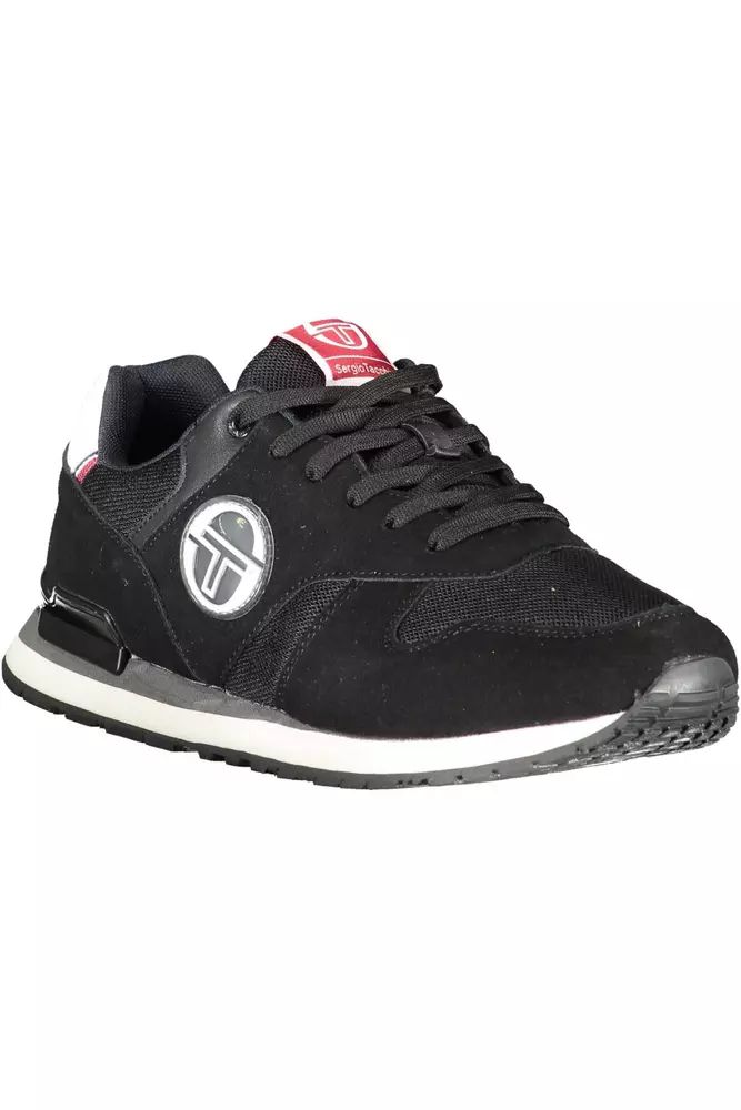 Sergio Tacchini Black Polyester Sneaker