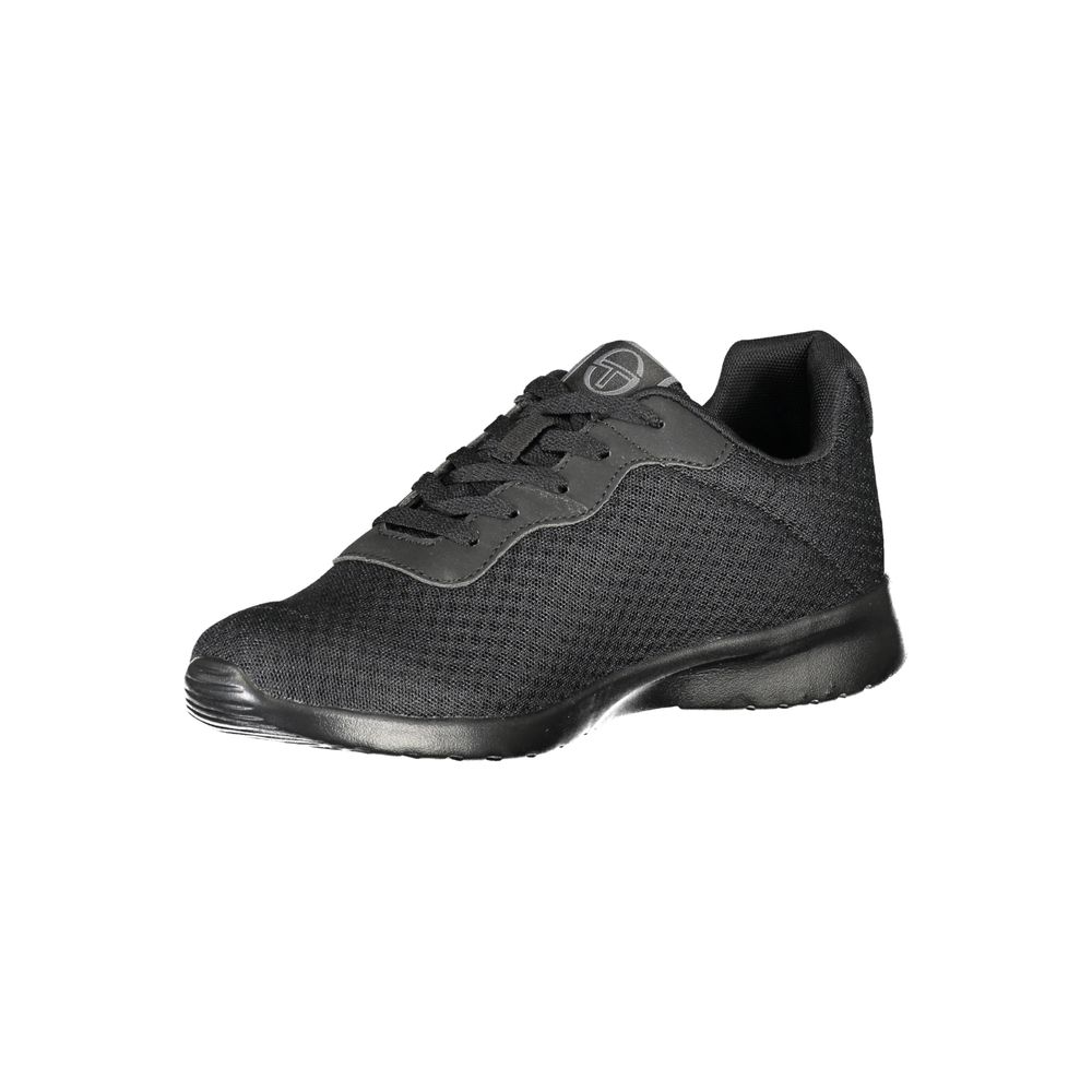 Sergio Tacchini Black Polyester Sneaker