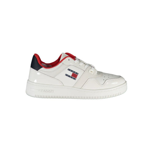 Tommy Hilfiger White Polyester Sneaker