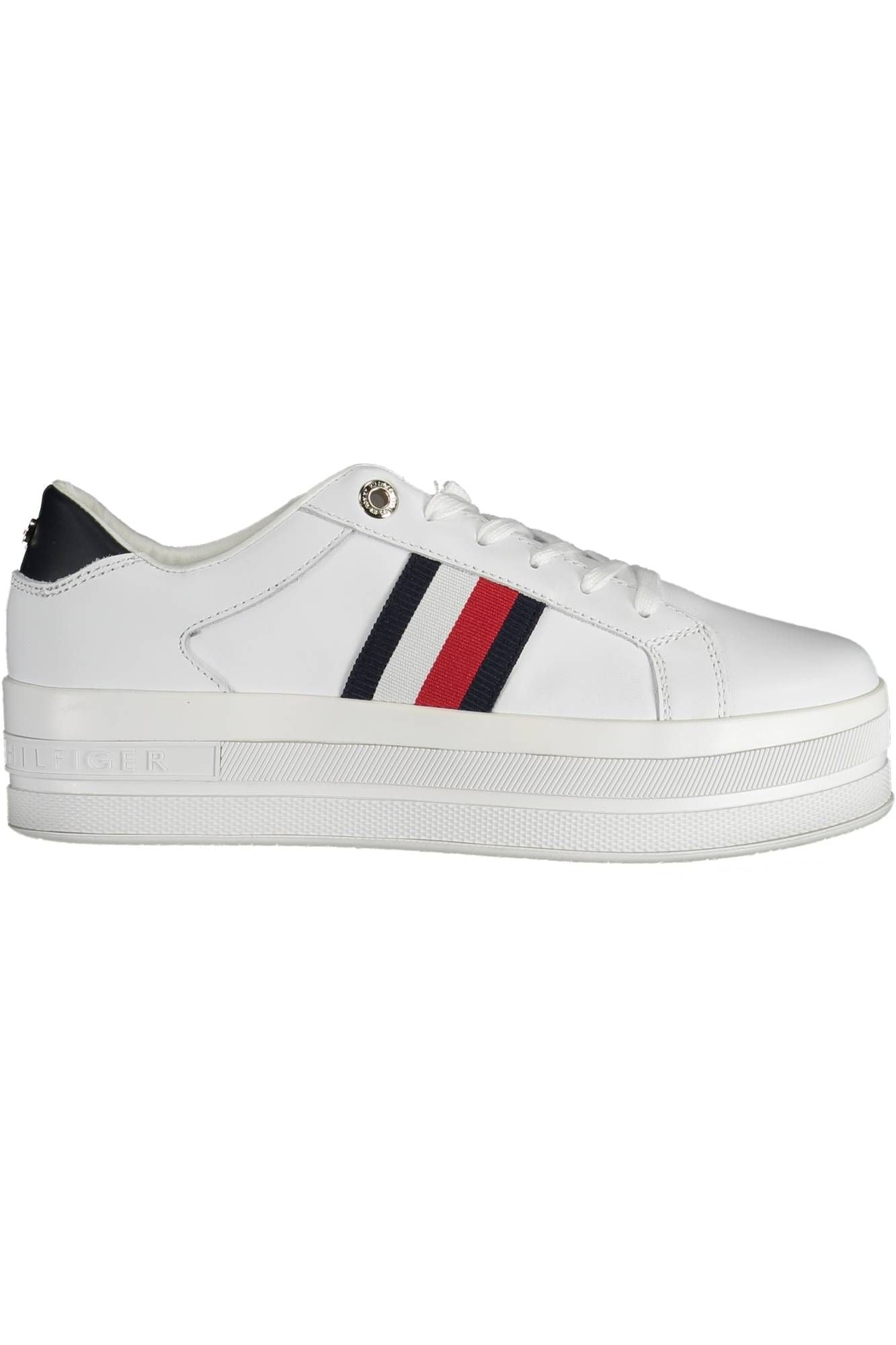 Tommy Hilfiger White Polyester Sneaker