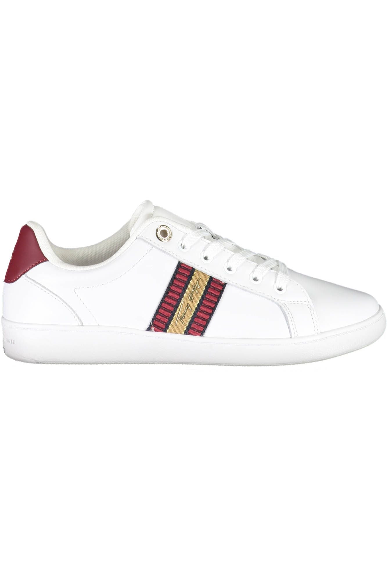 Tommy Hilfiger White Polyester Sneaker