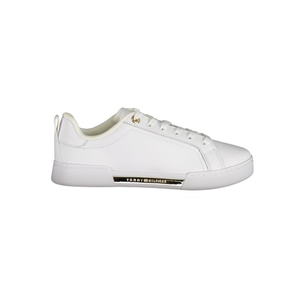 Tommy Hilfiger White Polyester Sneaker