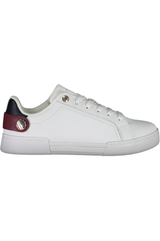 Tommy Hilfiger White Polyester Sneaker