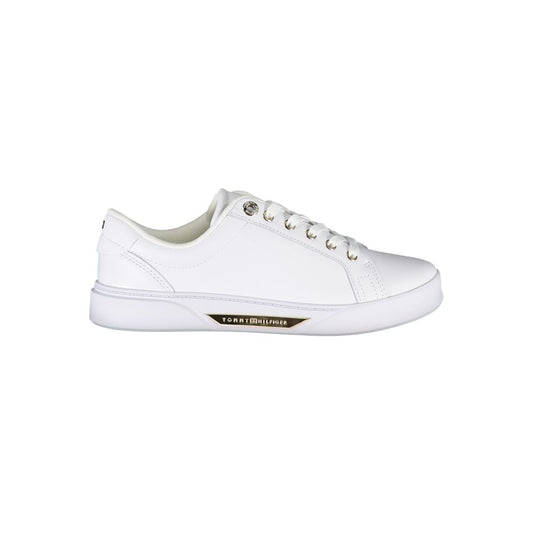 Tommy Hilfiger White Polyester Sneaker