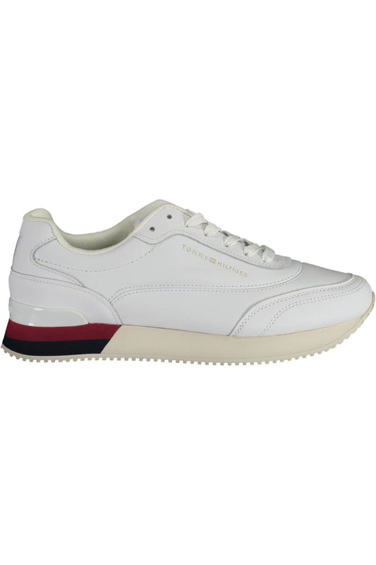 Tommy Hilfiger White Polyester Sneaker