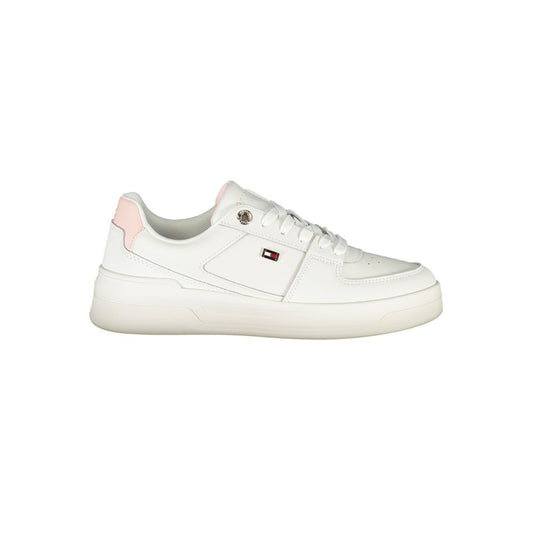 Tommy Hilfiger White Polyester Sneaker