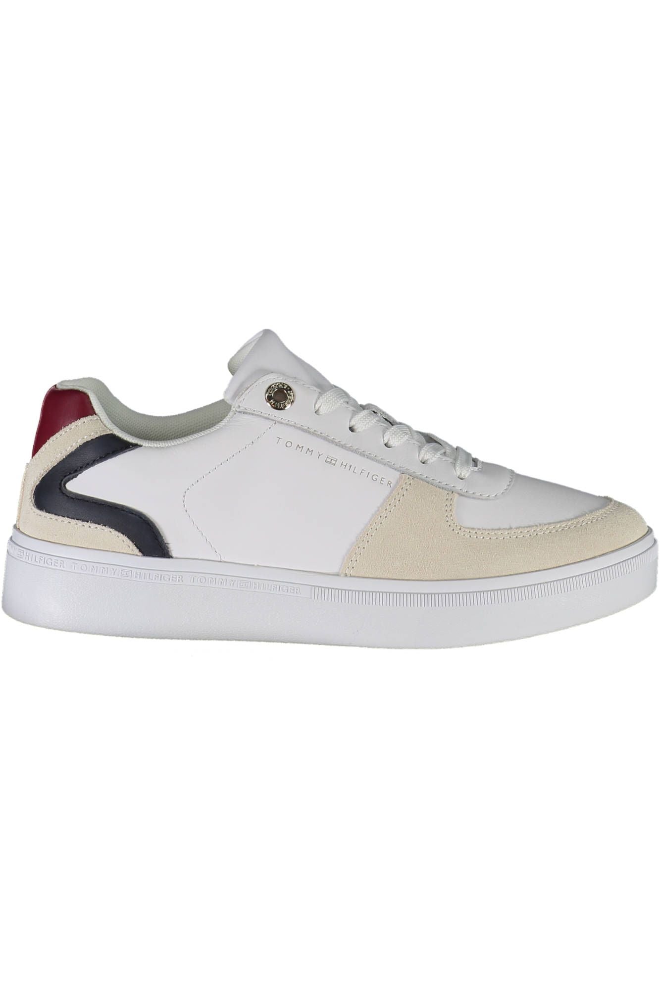 Tommy Hilfiger White Polyester Sneaker