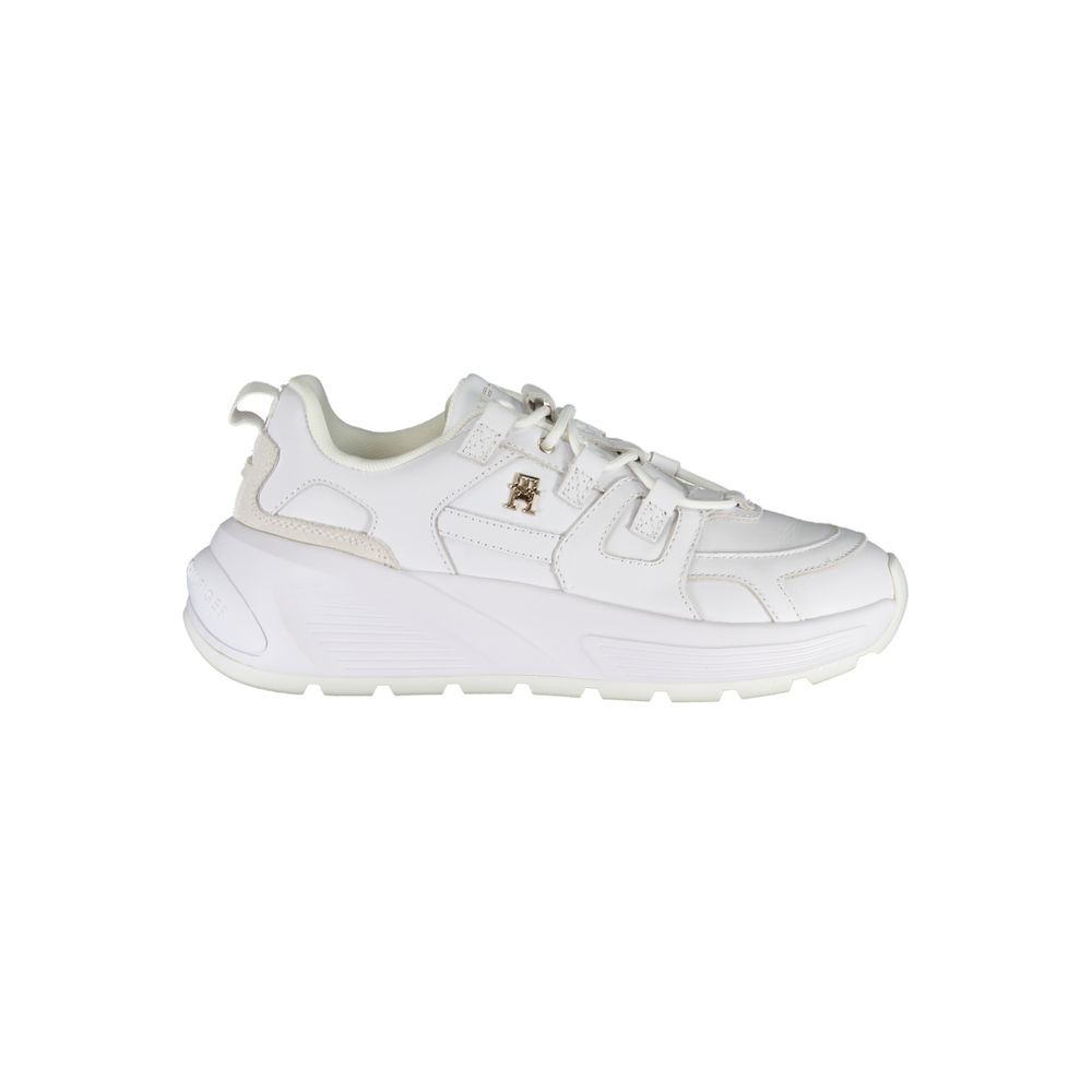 Tommy Hilfiger White Polyester Sneaker