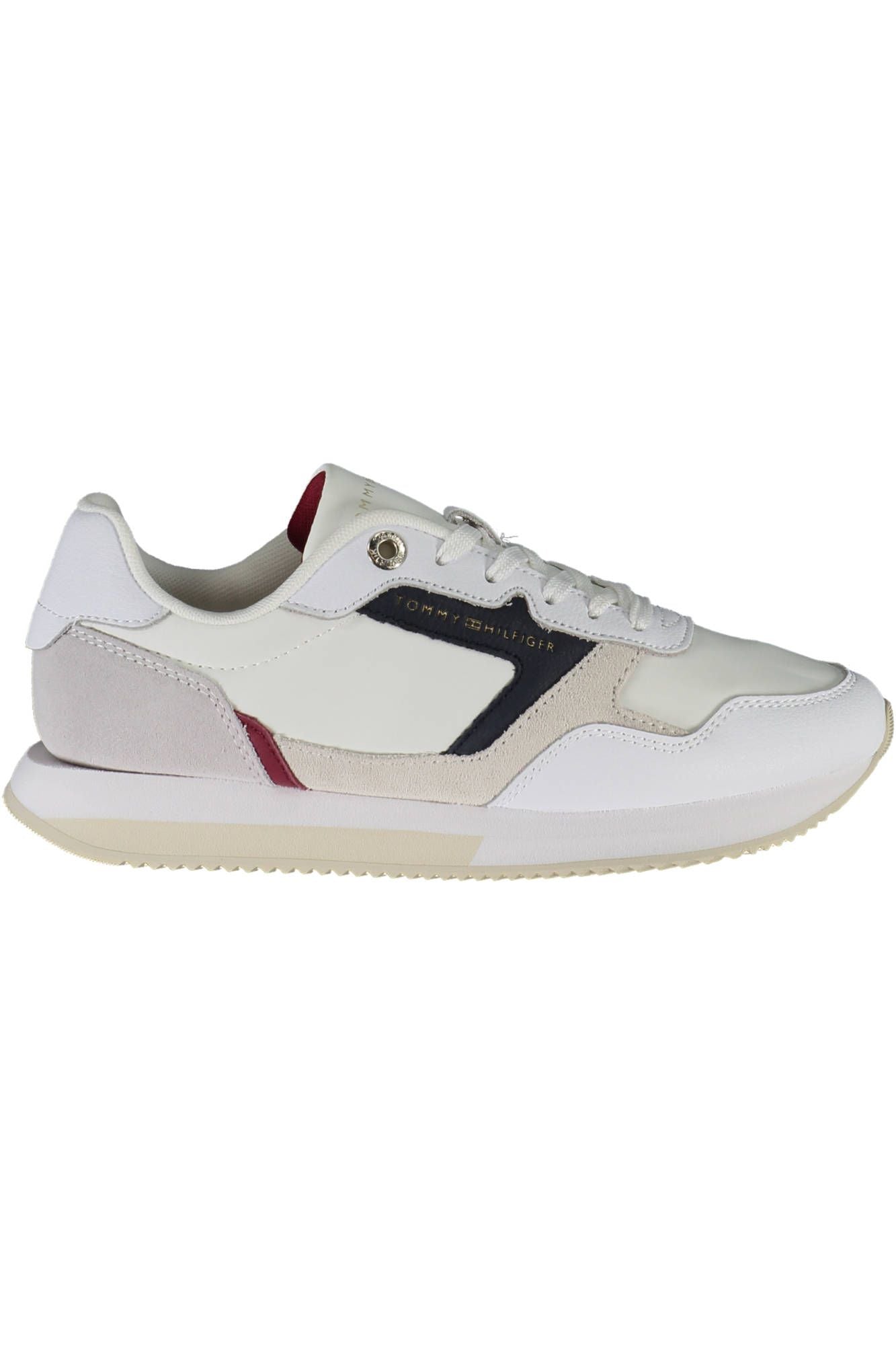 Tommy Hilfiger White Polyester Sneaker