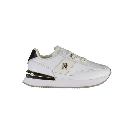 Tommy Hilfiger White Polyester Sneaker